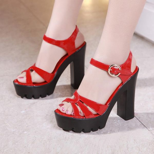 plus size 32-43 patent leather sandals woman high heels wedding shoes summer 2021 block heel platform ladies party shoe, Black
plus size 32-43 patent leather sandals woman high heels wedding shoes summer 2021 block heel platform ladies party shoe, Black