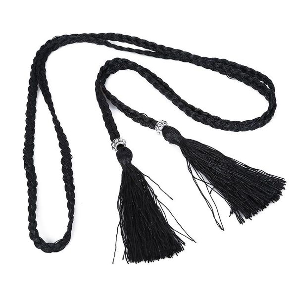 bigsweety fashion brand chain corset thin belt dress women girls folk-custom tassel braided decorated waist belts, Black;brown
bigsweety fashion brand chain corset thin belt dress women girls folk-custom tassel braided decorated waist belts, Black;brown