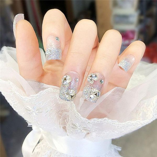 false nails 24pcs/box crystal rhinestone nail patch full cover medium long coffin fake detachable square french press on, Red;gold
false nails 24pcs/box crystal rhinestone nail patch full cover medium long coffin fake detachable square french press on, Red;gold