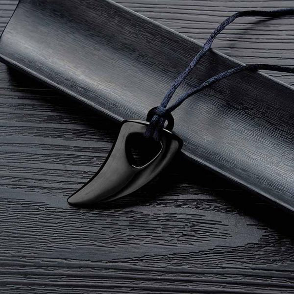 long necklaces men spiked rope pendant steampunk hip hop stainless steel chain black jewelry gift for male accessories, Silver 
long necklaces men spiked rope pendant steampunk hip hop stainless steel chain black jewelry gift for male accessories, Silver