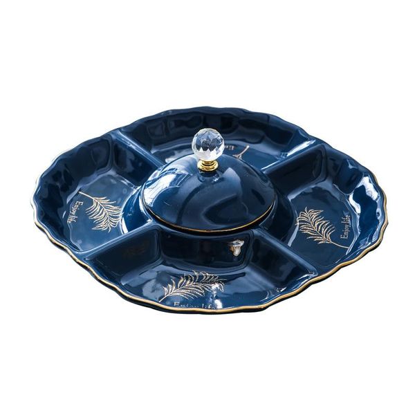 creative european-style ceramic divided grid dried fruit plate afternoon tea el club set up snack candy box with lid storage bottles & jars
creative european-style ceramic divided grid dried fruit plate afternoon tea el club set up snack candy box with lid storage bottles & jars