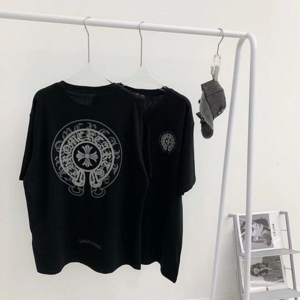 horseshoe letter ch 21s sanskrit cross summer new printed cotton short sleeve t-shirt for lovers, Gray
horseshoe letter ch 21s sanskrit cross summer new printed cotton short sleeve t-shirt for lovers, Gray