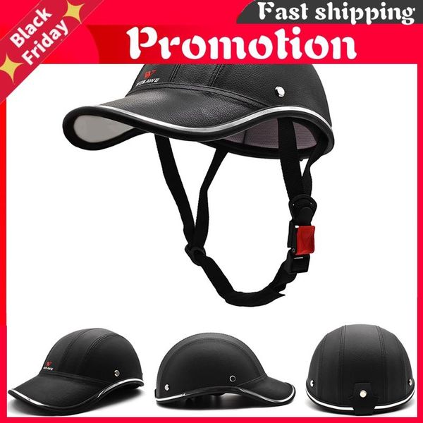 motorcycle half helmet baseball cap bicycle face anti-uv motobike hard hat pu leather safety helmets
motorcycle half helmet baseball cap bicycle face anti-uv motobike hard hat pu leather safety helmets