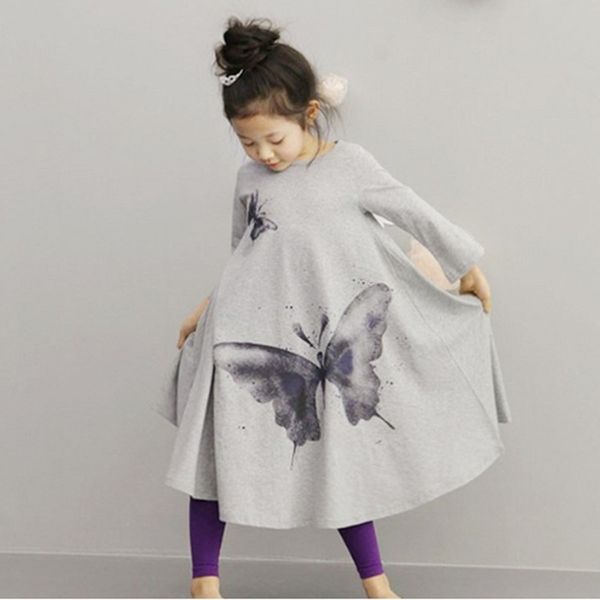 2020 girls' big butterfly trumpet lovely princess skirt long sleeve children's wear, Red;yellow 
2020 girls' big butterfly trumpet lovely princess skirt long sleeve children's wear, Red;yellow