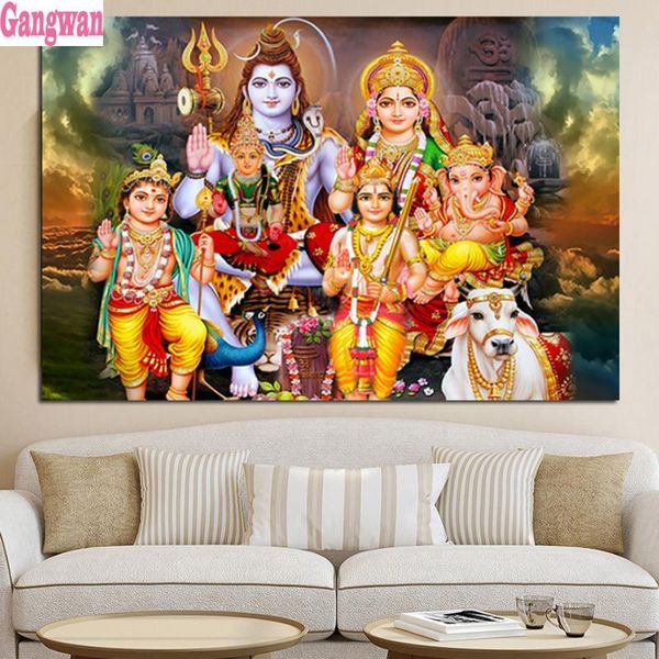diamond painting diy embroidery full square round cross stitch kit 5d mosaic home decor shiva parvati ganesha hindu god
diamond painting diy embroidery full square round cross stitch kit 5d mosaic home decor shiva parvati ganesha hindu god