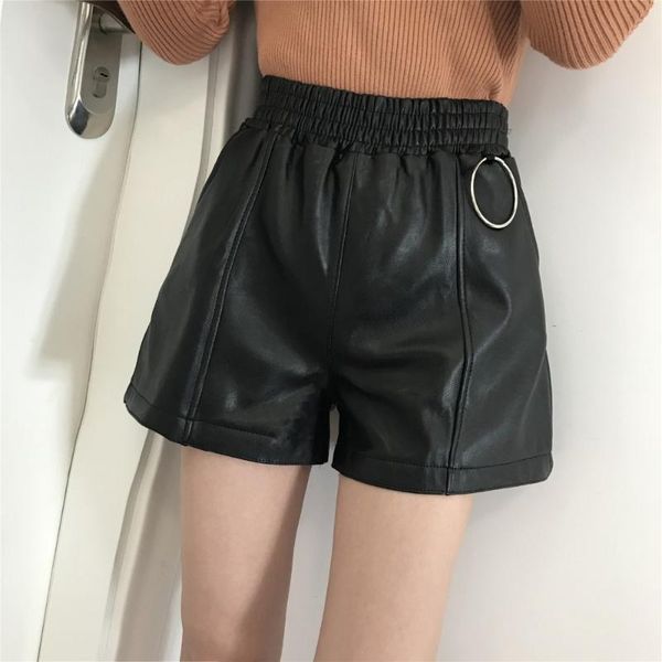 women's shorts 2021 women pu leather womens clothing black zipper high waist plus size xxl booty spring fall d48, White;black
women's shorts 2021 women pu leather womens clothing black zipper high waist plus size xxl booty spring fall d48, White;black