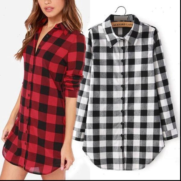 long sleeve turn down womens shirt collar classic plaid print single breasted cotton shirts black red, White
long sleeve turn down womens shirt collar classic plaid print single breasted cotton shirts black red, White