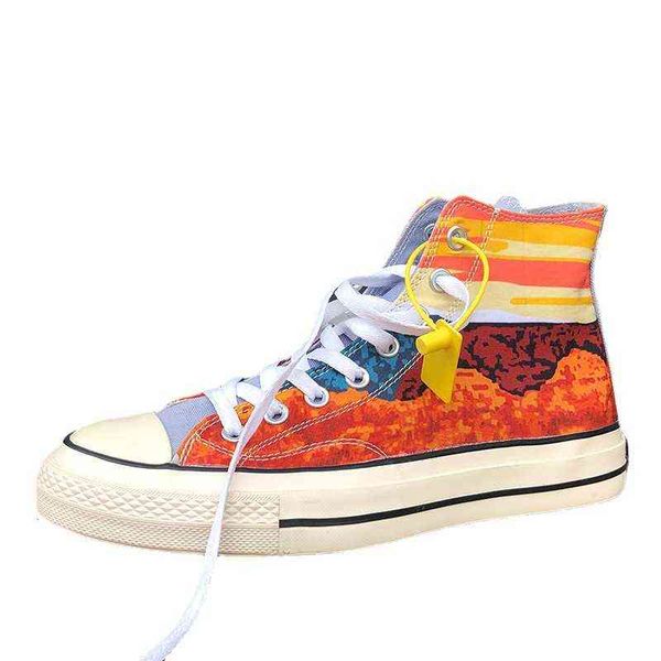 superstorm1970s yellow and blue contrast printed canvas shoes men's allstar canyon sunset high women's board
superstorm1970s yellow and blue contrast printed canvas shoes men's allstar canyon sunset high women's board