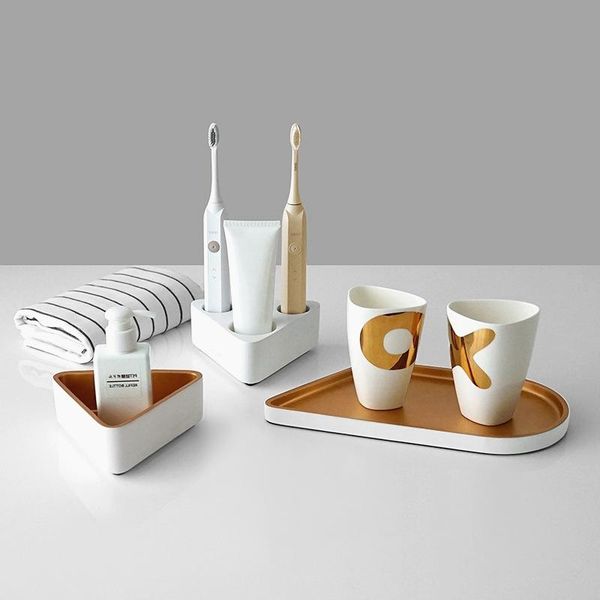 bath accessory set white gold ceramic bathroom accessories with tray creative wash soap dispenser tumbler toothbrush holder
bath accessory set white gold ceramic bathroom accessories with tray creative wash soap dispenser tumbler toothbrush holder