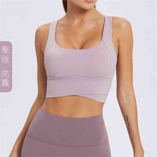 2021 new nude sense sling yoga sports underwear women's fitness shockproof running bra, Red;black
2021 new nude sense sling yoga sports underwear women's fitness shockproof running bra, Red;black