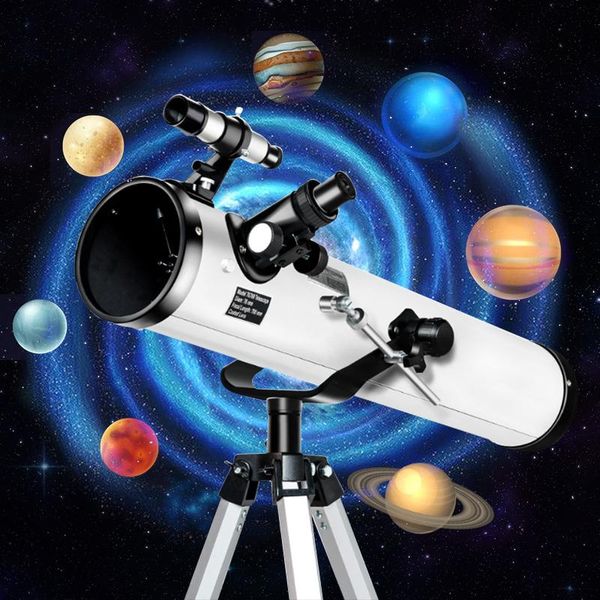 telescope & binoculars 875x reflective zooming astronomical 114mm large caliber 700mm focal length for observing celestial body
telescope & binoculars 875x reflective zooming astronomical 114mm large caliber 700mm focal length for observing celestial body