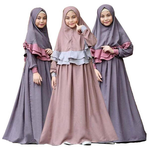 two piece set muslim girls dress long hijab abaya islamic kaftan clothing arab prayer maxi dress burqa khimar jilbab robe gown, Red
two piece set muslim girls dress long hijab abaya islamic kaftan clothing arab prayer maxi dress burqa khimar jilbab robe gown, Red