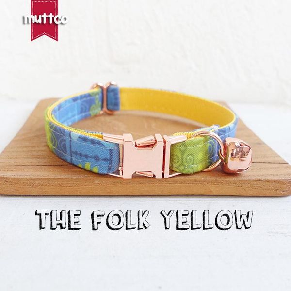 cat collars & leads muttco retail with rose gold metal buckle collar for the folk yellow design 2 sizes ucc024m
cat collars & leads muttco retail with rose gold metal buckle collar for the folk yellow design 2 sizes ucc024m