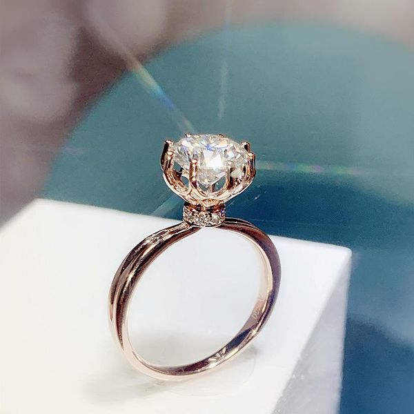 cluster rings 22k rose gold color jewelry white diamond ring for women crown opening anillos de bizuteria natural gemstone silver 925, Golden;silver
cluster rings 22k rose gold color jewelry white diamond ring for women crown opening anillos de bizuteria natural gemstone silver 925, Golden;silver