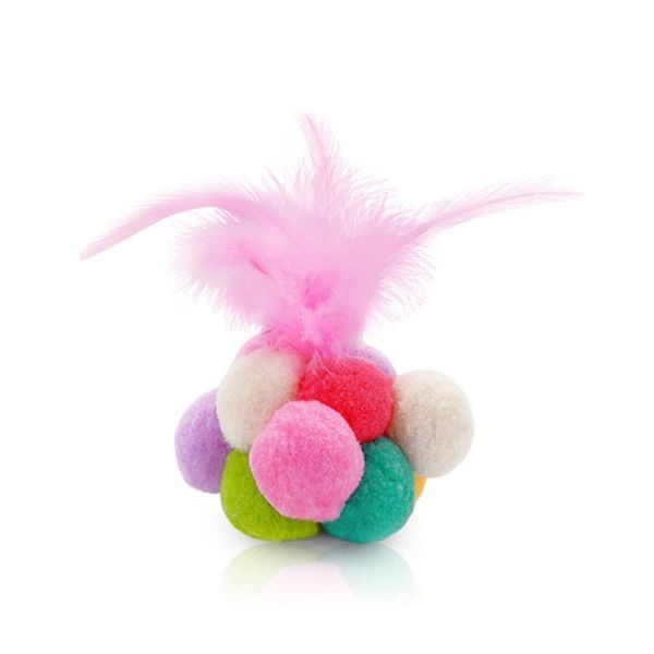 cat toys with feather colorful elastic fluffy balls feathers built-in bell interactive toy 2 colors to choose
cat toys with feather colorful elastic fluffy balls feathers built-in bell interactive toy 2 colors to choose