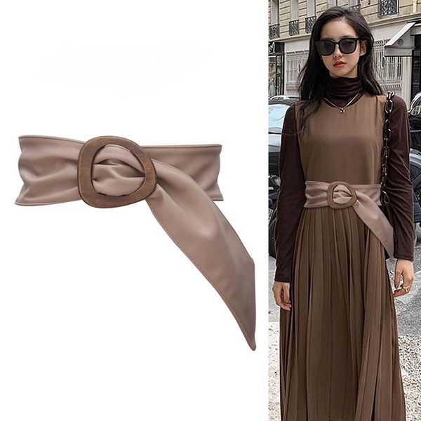 belts temperament-retro waist seal simple and generous style pu leather wood buckle material belt adjust y collocation, Black;brown
belts temperament-retro waist seal simple and generous style pu leather wood buckle material belt adjust y collocation, Black;brown