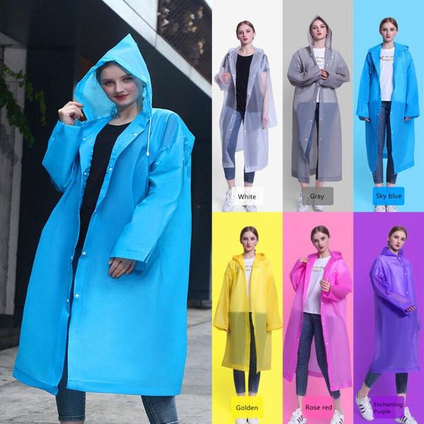 raincoats family women men adults eva transparent hooded raincoat for rain coat outdoor rainwear waterproof cover
raincoats family women men adults eva transparent hooded raincoat for rain coat outdoor rainwear waterproof cover