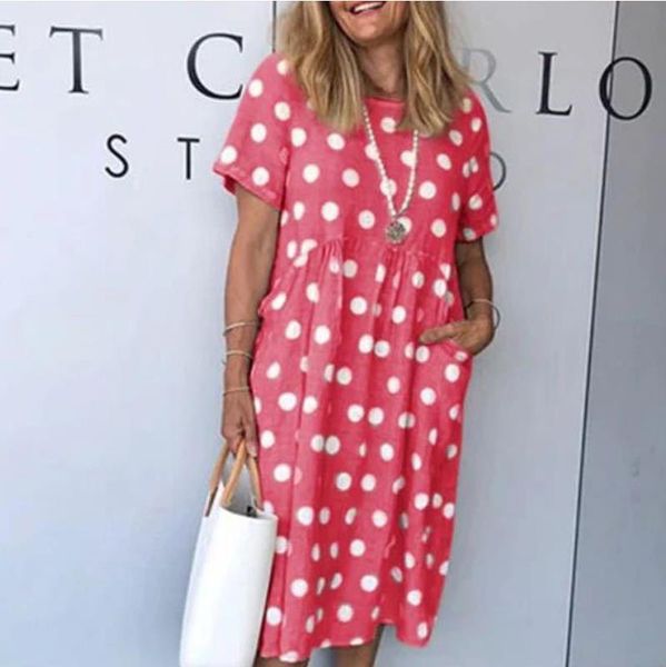 2021casual women plus size pockets dress summer short sleeve loose party dress elegant retro dot daisy print sundress vestidos, Black;gray
2021casual women plus size pockets dress summer short sleeve loose party dress elegant retro dot daisy print sundress vestidos, Black;gray