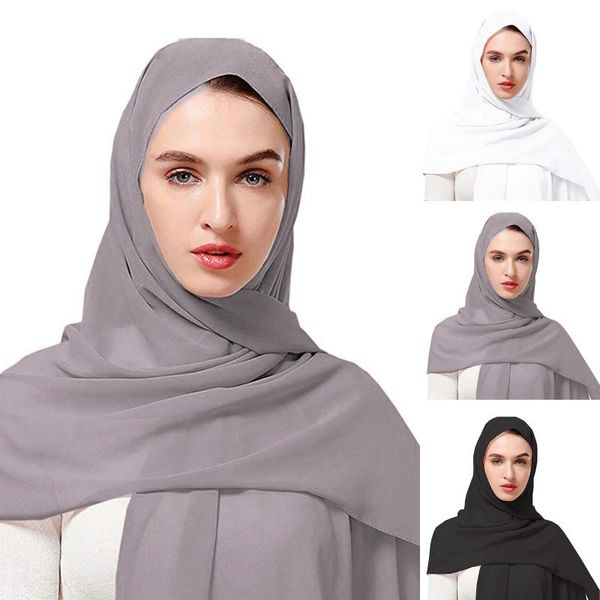 scarves muslim soft and elegant chiffon solid color turban loose long scarf hijabs vintage women's 2021, Blue;gray
scarves muslim soft and elegant chiffon solid color turban loose long scarf hijabs vintage women's 2021, Blue;gray