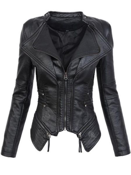 women's leather & faux 2021 fashion women smooth motorcycle jackets ladies long sleeve autumn winter biker streetwear black pink coat
women's leather & faux 2021 fashion women smooth motorcycle jackets ladies long sleeve autumn winter biker streetwear black pink coat