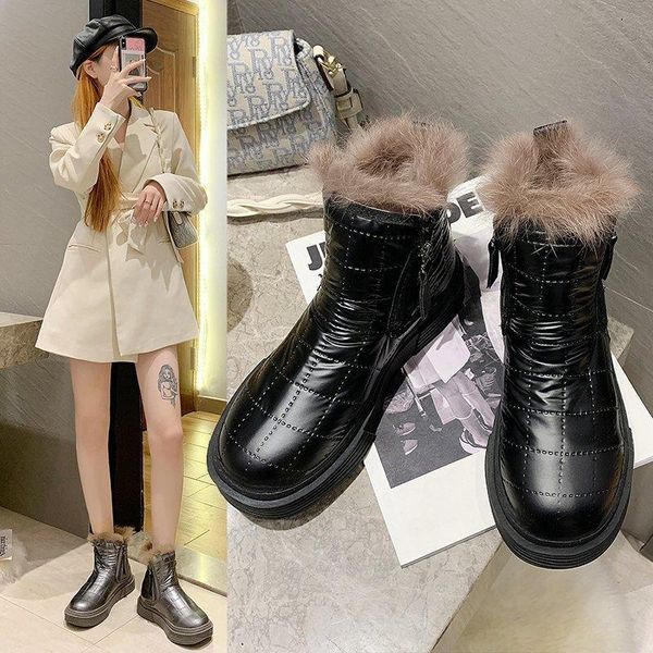 boots women 2021 winter shoes woman snow with plush inside botas mujer waterproof plus size 40 female booties, Black
boots women 2021 winter shoes woman snow with plush inside botas mujer waterproof plus size 40 female booties, Black