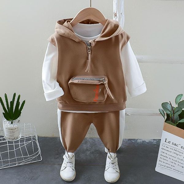 baby hooded three piece suit spring children's leisure sports vest 3pc12345 clothes clothing sets, White
baby hooded three piece suit spring children's leisure sports vest 3pc12345 clothes clothing sets, White