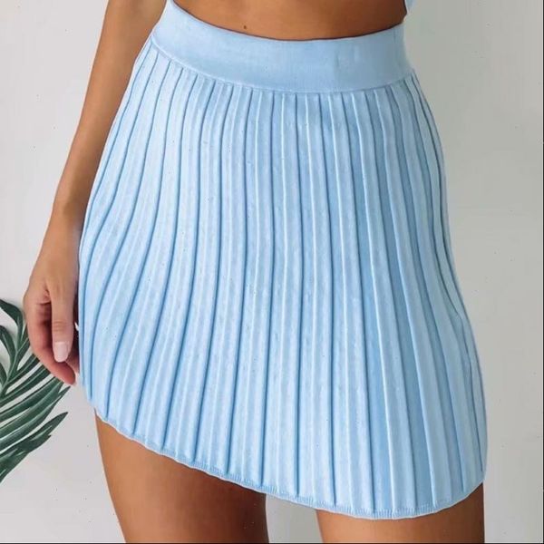 summer high waist women skirt knit look bodycon mini bottom baby blue drop, Black 
summer high waist women skirt knit look bodycon mini bottom baby blue drop, Black