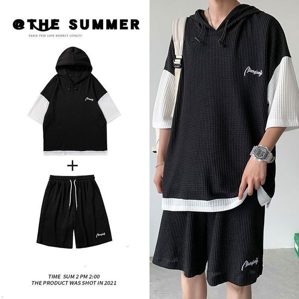 men's tracksuits privathinker novelty summer menswear korean loose mens casual shorts harajuku short sleeve hoodie, Gray
men's tracksuits privathinker novelty summer menswear korean loose mens casual shorts harajuku short sleeve hoodie, Gray