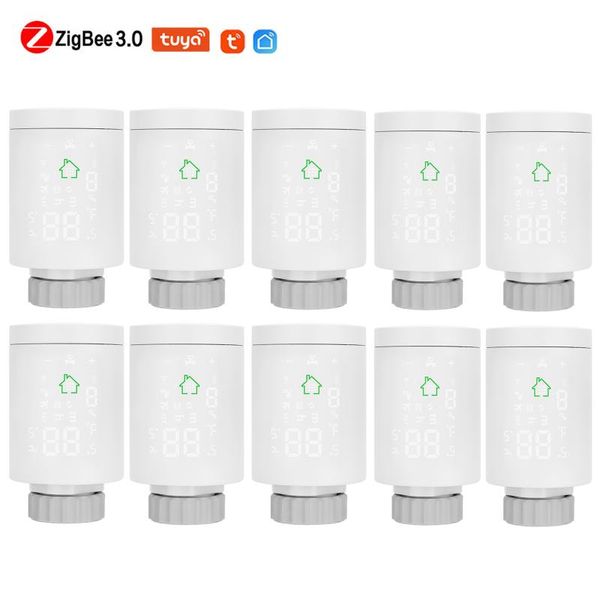smart home control tuya zigbee3.0 intelligent radiator actuator programmable thermostatic valve temperature controller alexa voice
smart home control tuya zigbee3.0 intelligent radiator actuator programmable thermostatic valve temperature controller alexa voice