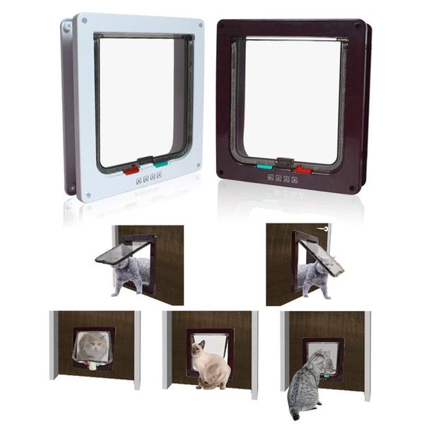 cat carriers,crates & houses 4 way lockable dog kitten door security flap abs plastic s/m/l lntelligent control pet gate supplies xi
cat carriers,crates & houses 4 way lockable dog kitten door security flap abs plastic s/m/l lntelligent control pet gate supplies xi