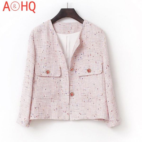women's jackets pink tweed jacket elegant holiday spring / autumn /winter coat classic ladies one-piece, Black;brown
women's jackets pink tweed jacket elegant holiday spring / autumn /winter coat classic ladies one-piece, Black;brown