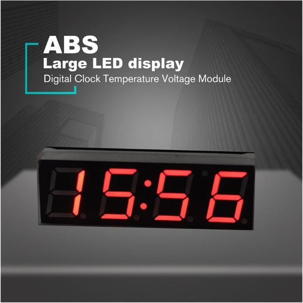 counters 3 in 1 digital led time clock temperature voltage module mini voltmeter thermometer for car electronic diy
counters 3 in 1 digital led time clock temperature voltage module mini voltmeter thermometer for car electronic diy