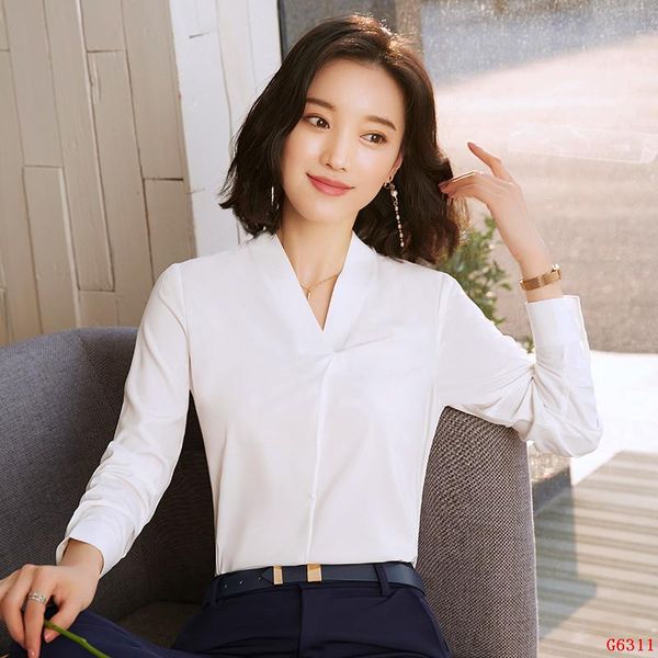 women's blouses & shirts 2021 fashion women white long sleeve ladies work wear clothes ol style
women's blouses & shirts 2021 fashion women white long sleeve ladies work wear clothes ol style