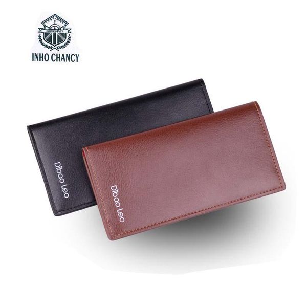 wallets 2021 men's wallet genuine men long leisure burst suit, Red;black