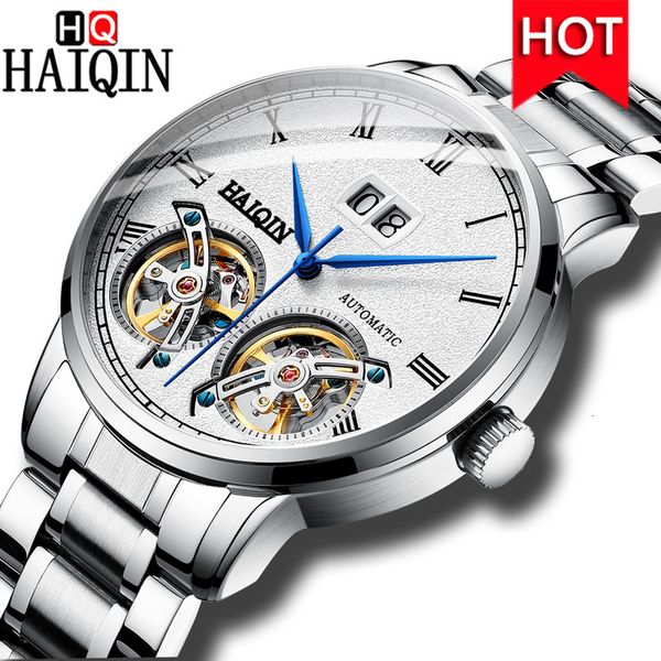 watches automatic/mechanical/waterproof/sport/goud/military/clocks haiqin men brand luxury business relogio masculino, Slivery;brown
watches automatic/mechanical/waterproof/sport/goud/military/clocks haiqin men brand luxury business relogio masculino, Slivery;brown