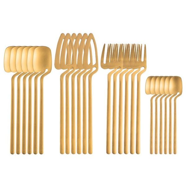 dinnerware sets 24pcs stainless steel tableware set gold cutlery home christmas party dessert fork spoon flatware
dinnerware sets 24pcs stainless steel tableware set gold cutlery home christmas party dessert fork spoon flatware