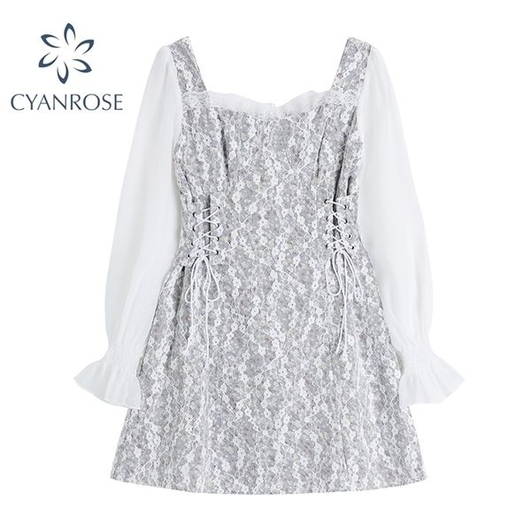 vintage crop dress women flare long sleeve elegant floral print romantic high waist drawstring lace up slim party mini frocks 210515, Black;gray
vintage crop dress women flare long sleeve elegant floral print romantic high waist drawstring lace up slim party mini frocks 210515, Black;gray