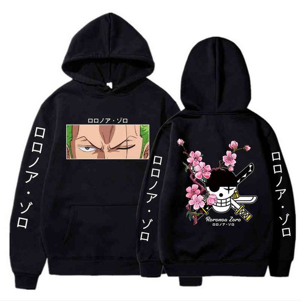 one piece anime hoodie roronoa zoro print pullover long sve loose casual fashion uniex, Black
one piece anime hoodie roronoa zoro print pullover long sve loose casual fashion uniex, Black