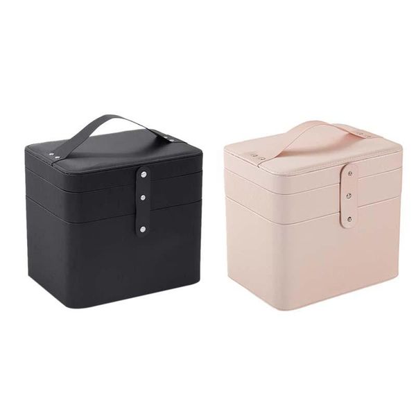 double-layer cosmetic storage box pu multi-layer deskcreative portable case boxes & bins
double-layer cosmetic storage box pu multi-layer deskcreative portable case boxes & bins