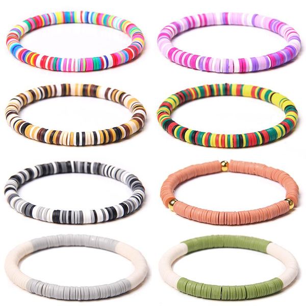 beaded, strands bohemian polymer clay bracelets for women men multicolor combination bangles wrist ehthic jewelry friend couple bracelet, Black
beaded, strands bohemian polymer clay bracelets for women men multicolor combination bangles wrist ehthic jewelry friend couple bracelet, Black