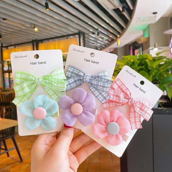 hair accessories 2pcs fabrics yarn bow plaid flower sweet hairpins women girl kid clip pin barrettes hairgrip, Slivery;white
hair accessories 2pcs fabrics yarn bow plaid flower sweet hairpins women girl kid clip pin barrettes hairgrip, Slivery;white