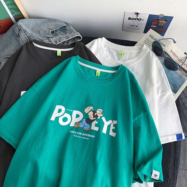 men's shirt men's short simple versatile summer t-shirt fashion brand loose clothes super fire half sleeve, White;black
men's shirt men's short simple versatile summer t-shirt fashion brand loose clothes super fire half sleeve, White;black