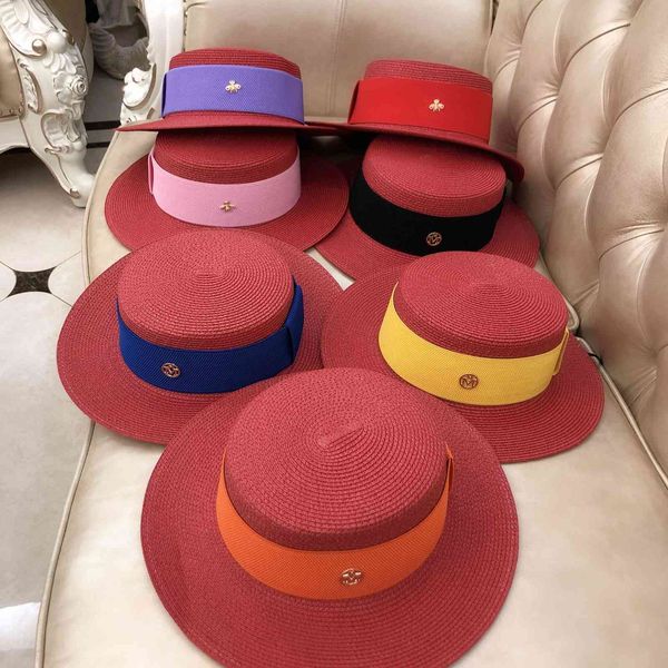 multi color elastic flat hat designer net red fashion summer beach straw hat female french hepburn wide brim, Blue;gray
multi color elastic flat hat designer net red fashion summer beach straw hat female french hepburn wide brim, Blue;gray