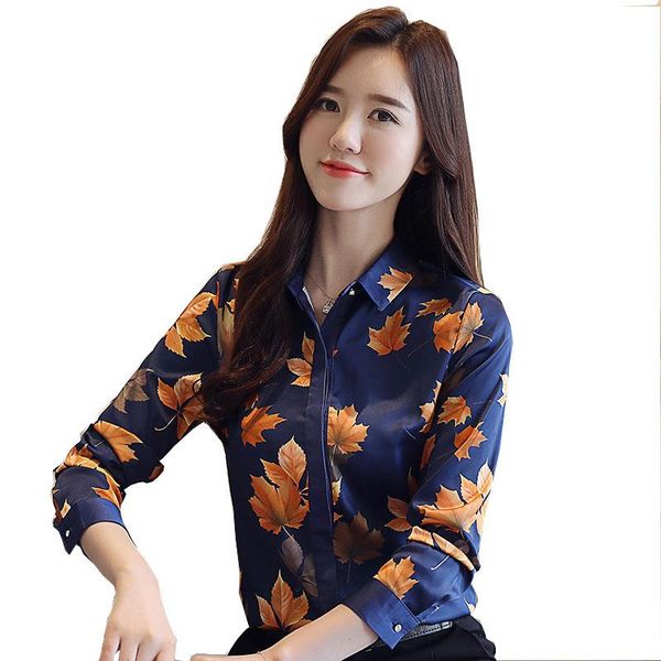 spring fall elegant soft maple print chiffon shirt 2021 arrival korea style long sleeve plus size sweet lady casual blouse women's blou, White
spring fall elegant soft maple print chiffon shirt 2021 arrival korea style long sleeve plus size sweet lady casual blouse women's blou, White