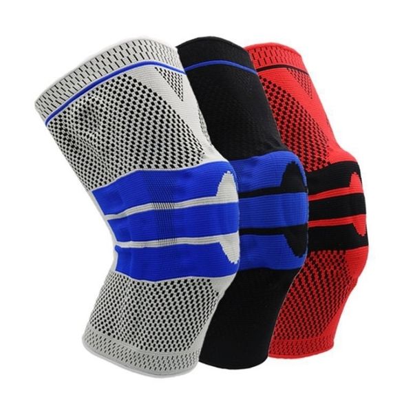 new three color nylon sports knee protection silicone basketball mountaineering riding anti-collision support, Black
new three color nylon sports knee protection silicone basketball mountaineering riding anti-collision support, Black