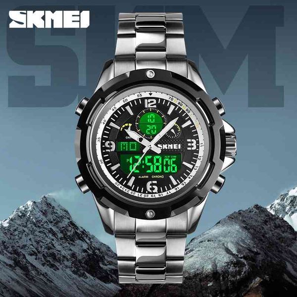 skmei mens watches quartz sport luxury steel strap satch chrongraph digital 2time wristwatch men's outdoor clock
skmei mens watches quartz sport luxury steel strap satch chrongraph digital 2time wristwatch men's outdoor clock