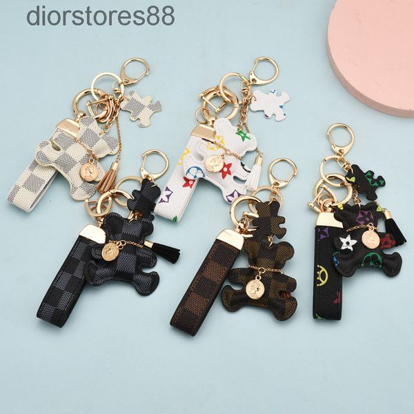 key chain pattern leather bear pendant female korean lovely personality creative filled cotton car, Silver
key chain pattern leather bear pendant female korean lovely personality creative filled cotton car, Silver