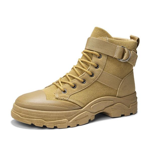 boots men shoes high ankle casual fashion british styles lace up outdoor walking quality botas, Black
boots men shoes high ankle casual fashion british styles lace up outdoor walking quality botas, Black