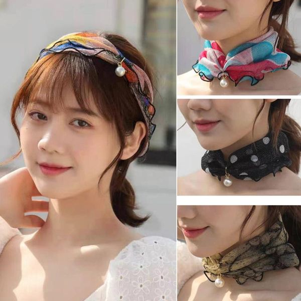 lace pearls scarf wood ears gold thread variety lady neck hair chiffon scarves soft spring summer mother's day gifts cycling caps & mas, Black
lace pearls scarf wood ears gold thread variety lady neck hair chiffon scarves soft spring summer mother's day gifts cycling caps & mas, Black