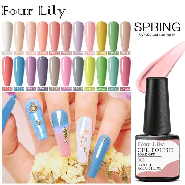 nail gel four lily art polish semi permanent varnish summer colors design uv led gels for manicure macoat, Red;pink
nail gel four lily art polish semi permanent varnish summer colors design uv led gels for manicure macoat, Red;pink